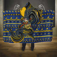Tokelau Christmas Hooded Blanket Santa Riding Sea Turtle DT05 - Polynesian Pride