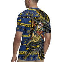 Tokelau Christmas Rugby Jersey Santa Riding Sea Turtle DT05 - Polynesian Pride