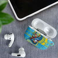 Tuvalu Christmas AirPods Case Santa Riding Ocean Dolphin DT05 - Polynesian Pride