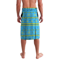 Tuvalu Christmas Lavalava Santa Riding Ocean Dolphin DT05 - Polynesian Pride