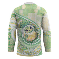 Hawaii Pineapple Hockey Jersey Cute Cosplay Turtle Plumeria Spiral DT05 - Polynesian Pride