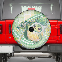 Hawaii Pineapple Spare Tire Cover Cute Cosplay Turtle Plumeria Spiral DT05 - Polynesian Pride