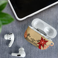Tonga Language Week AirPods Case Tribal Cross Ngatu Floral Pattern DT05 - Polynesian Pride