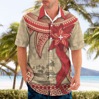 Tonga Language Week Hawaiian Shirt Tribal Cross Ngatu Floral Pattern DT05 - Polynesian Pride