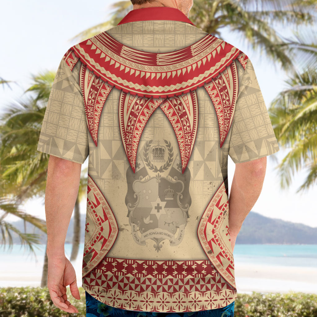 Tonga Language Week Hawaiian Shirt Tribal Cross Ngatu Floral Pattern DT05 - Polynesian Pride