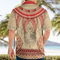 Tonga Language Week Hawaiian Shirt Tribal Cross Ngatu Floral Pattern DT05 - Polynesian Pride