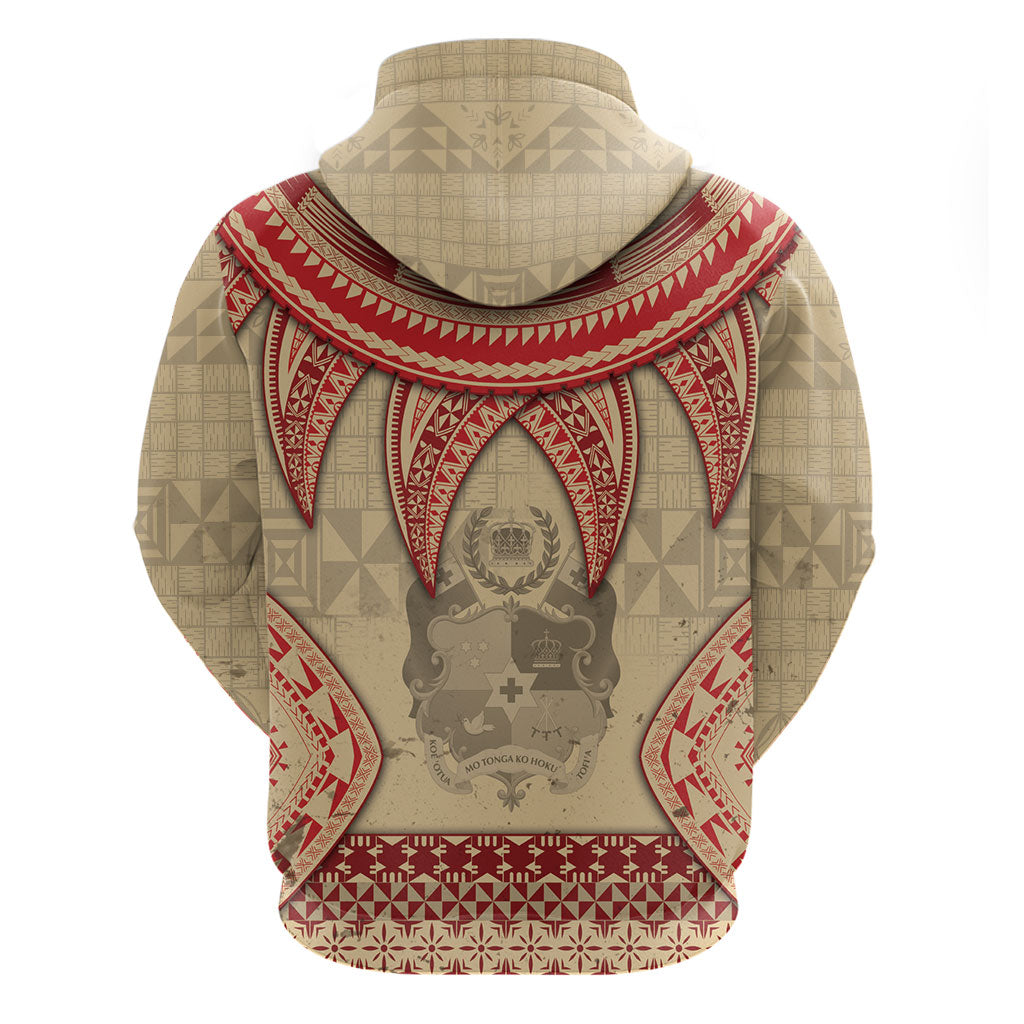 Tonga Language Week Hoodie Tribal Cross Ngatu Floral Pattern DT05 - Polynesian Pride