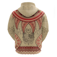 Tonga Language Week Hoodie Tribal Cross Ngatu Floral Pattern DT05 - Polynesian Pride