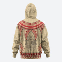 Tonga Language Week Hoodie Tribal Cross Ngatu Floral Pattern DT05 - Polynesian Pride