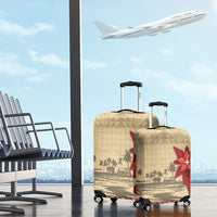 Tonga Language Week Luggage Cover Tribal Cross Ngatu Floral Pattern DT05 - Polynesian Pride