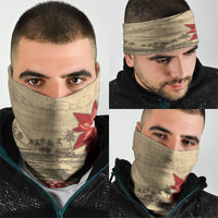 Tonga Language Week Neck Gaiter Tribal Cross Ngatu Floral Pattern DT05 - Polynesian Pride