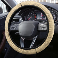 Tonga Language Week Steering Wheel Cover Tribal Cross Ngatu Floral Pattern DT05 - Polynesian Pride