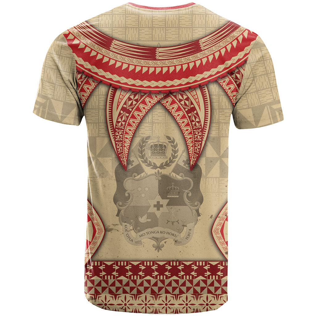 Tonga Language Week T Shirt Tribal Cross Ngatu Floral Pattern DT05 - Polynesian Pride