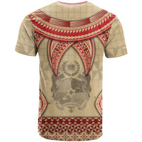 Tonga Language Week T Shirt Tribal Cross Ngatu Floral Pattern DT05 - Polynesian Pride