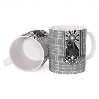 Mabuhay Philippines Festival Ceramic Mug Philippine Eagle Sun Three Stars Barong Pattern DT05 - Polynesian Pride