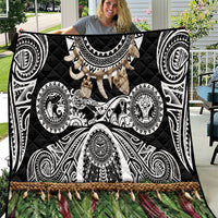 Polynesia Maui Black Tattoo Inspired Quilt Tropical Leaf Skirt Costume DT05 Black - Polynesian Pride