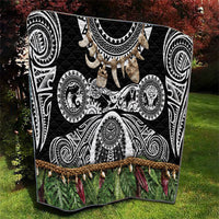 Polynesia Maui Black Tattoo Inspired Quilt Tropical Leaf Skirt Costume DT05 - Polynesian Pride