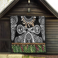 Polynesia Maui Black Tattoo Inspired Quilt Tropical Leaf Skirt Costume DT05 - Polynesian Pride