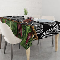 Polynesia Maui Black Tattoo Inspired Tablecloth Tropical Leaf Skirt Costume DT05 - Polynesian Pride