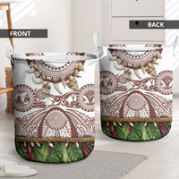 Polynesia Maui Umber Tattoo Inspired Laundry Basket Tropical Leaf Skirt Costume DT05 - Polynesian Pride