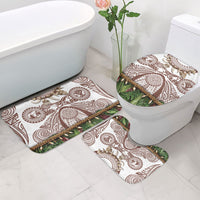 Polynesia Maui Umber Tattoo Inspired Bathroom Set Tropical Leaf Skirt Costume DT05 - Polynesian Pride