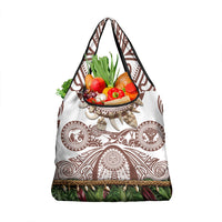 Polynesia Maui Umber Tattoo Inspired Grocery Bag Tropical Leaf Skirt Costume DT05 1-pack One Size Brown - Polynesian Pride
