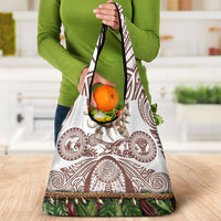 Polynesia Maui Umber Tattoo Inspired Grocery Bag Tropical Leaf Skirt Costume DT05 - Polynesian Pride