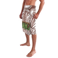 Polynesia Maui Umber Tattoo Inspired Lavalava Tropical Leaf Skirt Costume DT05 - Polynesian Pride