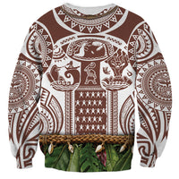 Polynesia Maui Umber Tattoo Inspired Sweatshirt Tropical Leaf Skirt Costume DT05 - Polynesian Pride