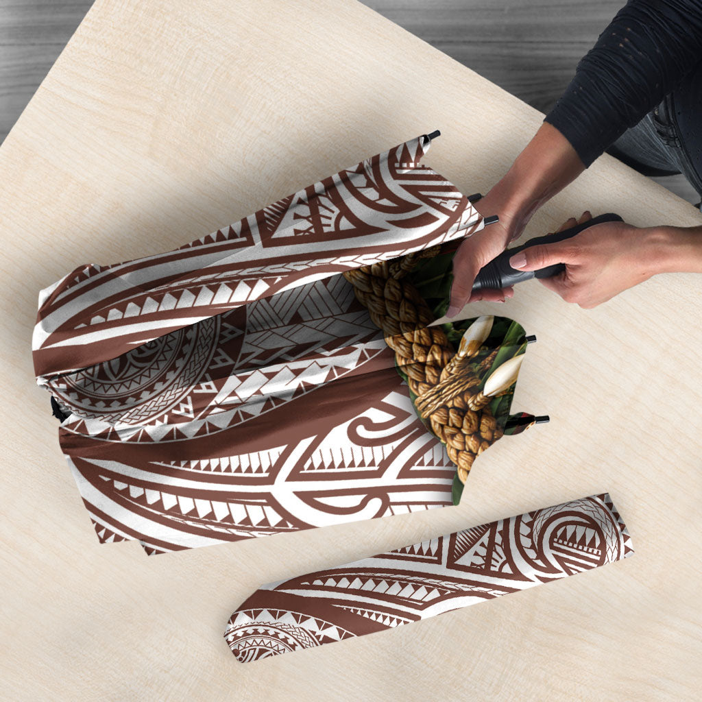 Polynesia Maui Umber Tattoo Inspired Umbrella Tropical Leaf Skirt Costume DT05 - Polynesian Pride