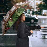 Polynesia Maui Umber Tattoo Inspired Umbrella Tropical Leaf Skirt Costume DT05 - Polynesian Pride