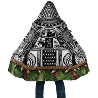 Polynesia Maui White Tattoo Inspired Cloak Tropical Leaf Skirt Costume DT05 Unisex White - Polynesian Pride