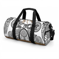 Polynesia Maui White Tattoo Inspired Duffle Bag Tropical Leaf Skirt Costume DT05 - Polynesian Pride