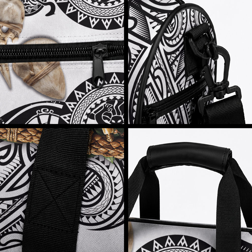 Polynesia Maui White Tattoo Inspired Duffle Bag Tropical Leaf Skirt Costume DT05 - Polynesian Pride