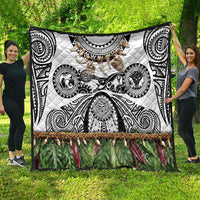 Polynesia Maui White Tattoo Inspired Quilt Tropical Leaf Skirt Costume DT05 - Polynesian Pride