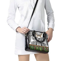 Polynesia Maui White Tattoo Inspired Shoulder Handbag Tropical Leaf Skirt Costume DT05 - Polynesian Pride