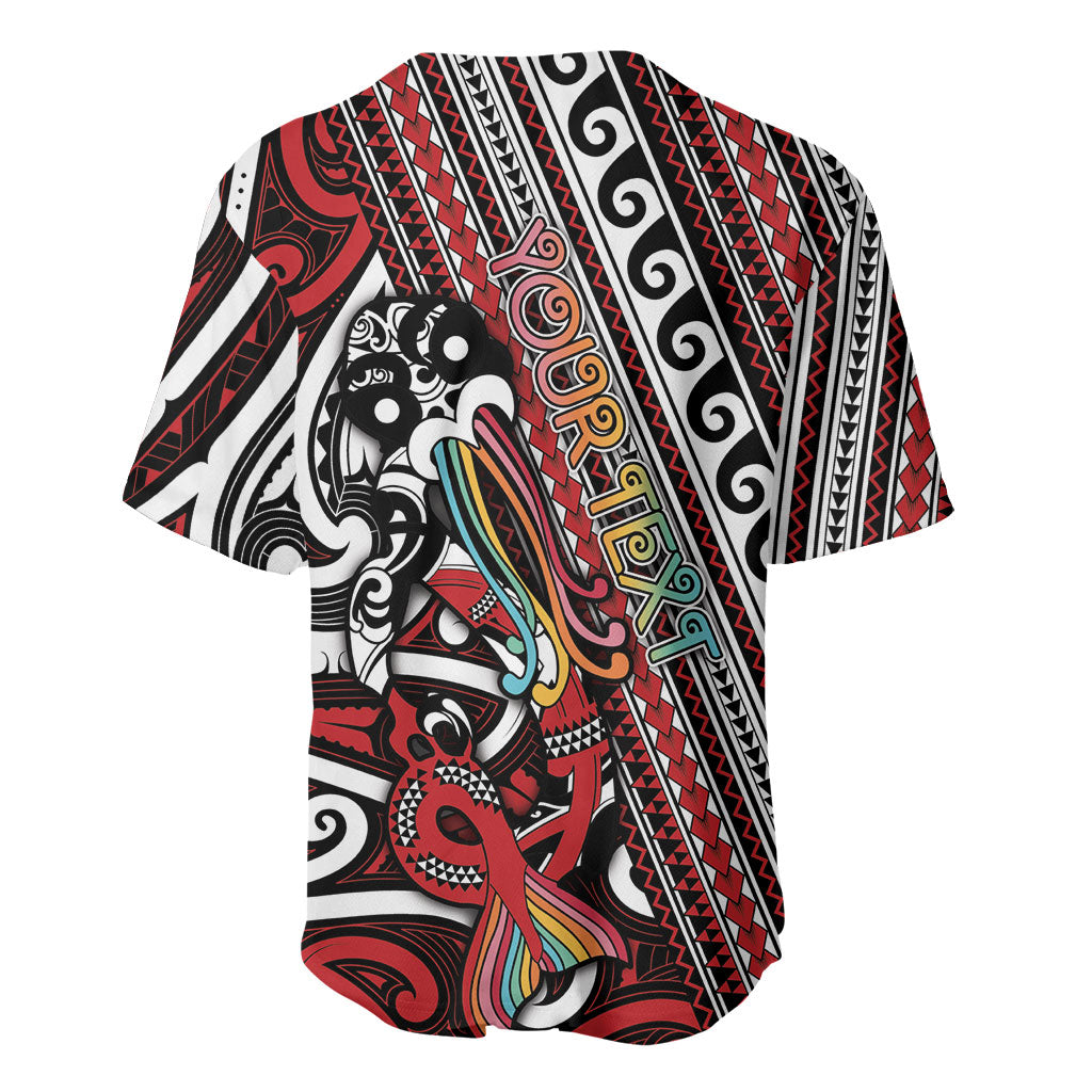 Personalised Maori Language Week Baseball Jersey Ake Ake Ake Tribal Patterns DT05 - Polynesian Pride