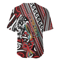 Personalised Maori Language Week Baseball Jersey Ake Ake Ake Tribal Patterns DT05 - Polynesian Pride