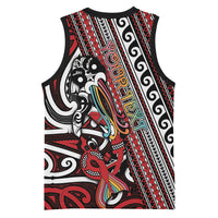 Personalised Maori Language Week Basketball Jersey Ake Ake Ake Tribal Patterns DT05 - Polynesian Pride