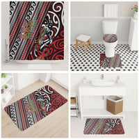 Maori Language Week Bathroom Set Ake Ake Ake Tribal Patterns DT05 - Polynesian Pride