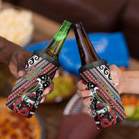 Personalised Maori Language Week 4 in 1 Can Cooler Tumbler Ake Ake Ake Tribal Patterns DT05 - Polynesian Pride