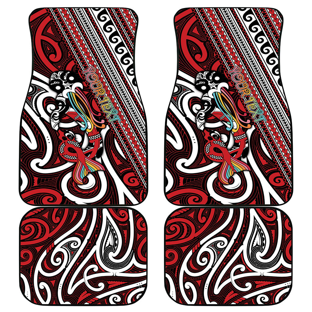 Personalised Maori Language Week Car Mats Ake Ake Ake Tribal Patterns DT05 - Polynesian Pride