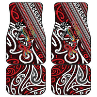 Personalised Maori Language Week Car Mats Ake Ake Ake Tribal Patterns DT05 - Polynesian Pride