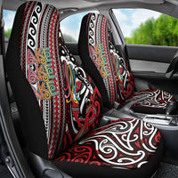 Maori Language Week Car Seat Cover Ake Ake Ake Tribal Patterns DT05 - Polynesian Pride