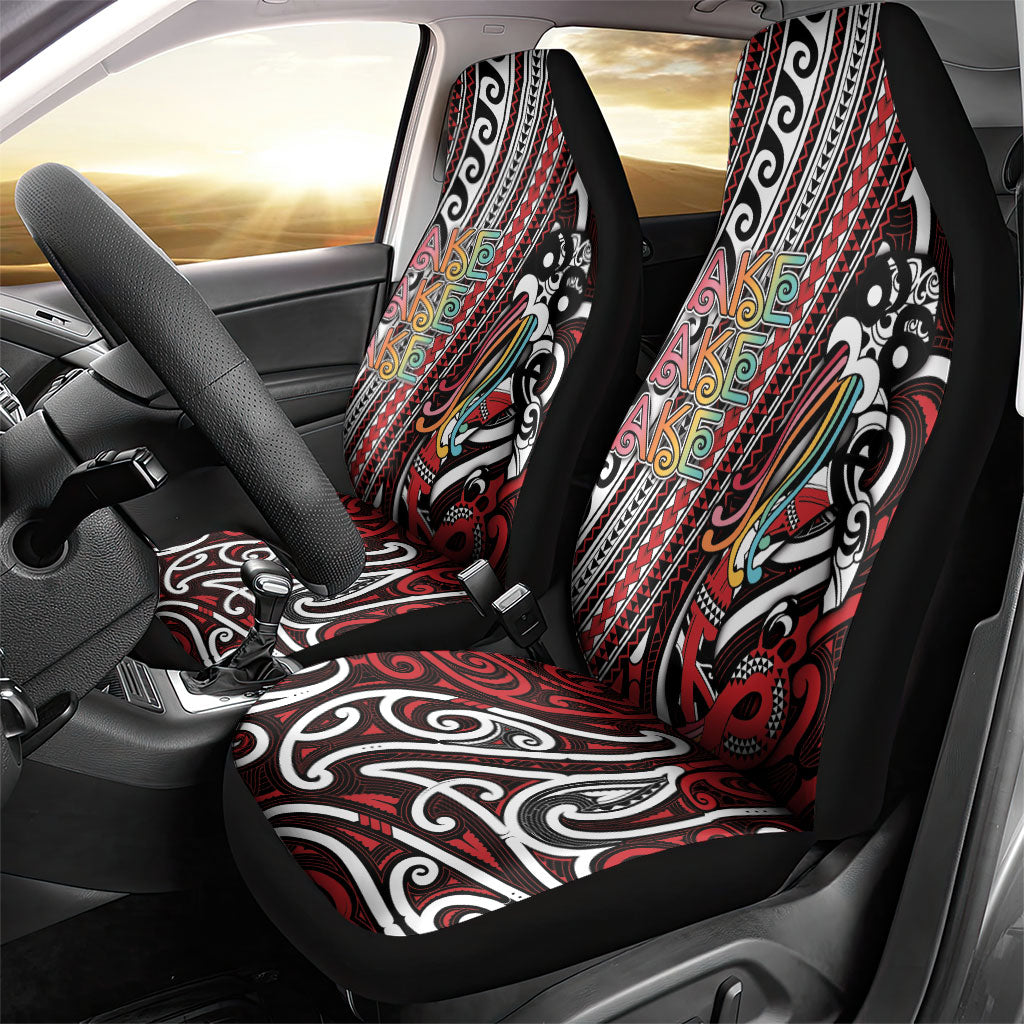 Maori Language Week Car Seat Cover Ake Ake Ake Tribal Patterns DT05 - Polynesian Pride
