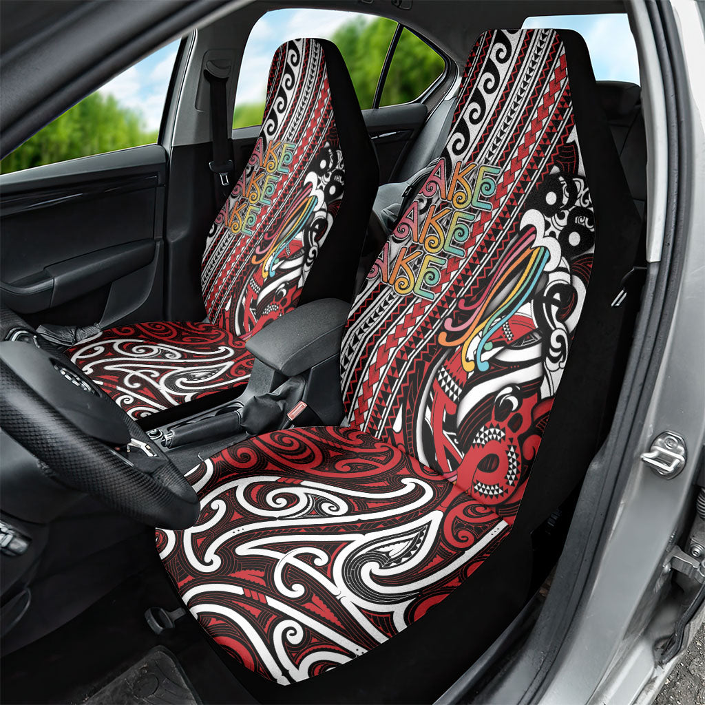 Maori Language Week Car Seat Cover Ake Ake Ake Tribal Patterns DT05 - Polynesian Pride