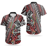 Personalised Maori Language Week Couples Matching Summer Maxi Dress and Hawaiian Shirt Ake Ake Ake Tribal Patterns DT05 - Polynesian Pride