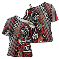 Personalised Maori Language Week Cross Shoulder Shirt Ake Ake Ake Tribal Patterns DT05 - Polynesian Pride