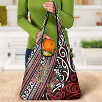 Maori Language Week Grocery Bag Ake Ake Ake Tribal Patterns DT05 - Polynesian Pride