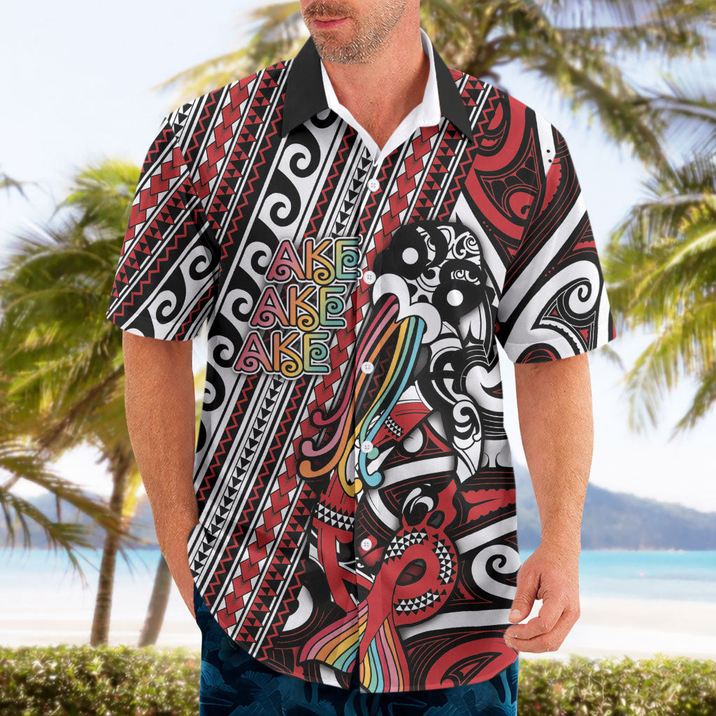Personalised Maori Language Week Hawaiian Shirt Ake Ake Ake Tribal Patterns DT05 - Polynesian Pride